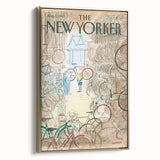 New Yorker Magazine Art - Bicycle Shop Poster
