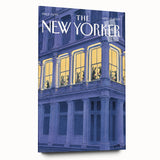 New Yorker Magazine Art - Bunnies in the Window Poster