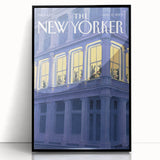 New Yorker Magazine Art - Bunnies in the Window Poster