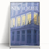 New Yorker Magazine Art - Bunnies in the Window Poster