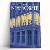 New Yorker Magazine Art - Bunnies in the Window Poster