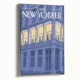 New Yorker Magazine Art - Bunnies in the Window Poster