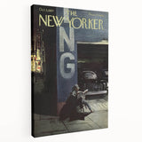 New Yorker Magazine Art - Nighttime NYC Poster