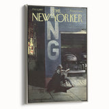 New Yorker Magazine Art - Nighttime NYC Poster