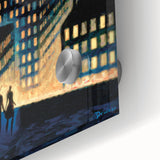 New Yorker Magazine Art - Rooftop View of NYC Poster