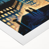 New Yorker Magazine Art - Rooftop View of NYC Poster