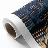 New Yorker Magazine Art - Rooftop View of NYC Poster