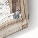 Iconic New Yorker Magazine Cover Art - Library Lion Poster