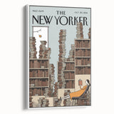 Classic New Yorker Cartoons Prints - Book Tower Illustration
