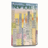 Vintage New Yorker Poster - Classic 1962 New York Adverts Wall Art