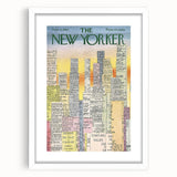 Vintage New Yorker Poster - Classic 1962 New York Adverts Wall Art