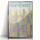 Vintage New Yorker Poster - Classic 1962 New York Adverts Wall Art