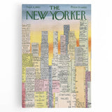 Vintage New Yorker Poster - Classic 1962 New York Adverts Wall Art