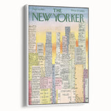 Vintage New Yorker Poster - Classic 1962 New York Adverts Wall Art