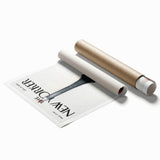 Eiffel Tower New Yorker Poster - 2015 Red Accent Paris Illustration Art