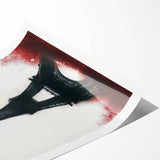 Eiffel Tower New Yorker Poster - 2015 Red Accent Paris Illustration Art