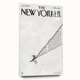 New Yorker Poster - 2013 Skier Cartoon Cover Art by Birgit Schössow