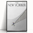 New Yorker Poster - 2013 Skier Cartoon Cover Art by Birgit Schössow