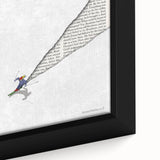 New Yorker Poster - 2013 Skier Cartoon Cover Art by Birgit Schössow