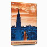 New Yorker Poster - 2009 Empire State Building Cat View Wall Art