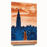 New Yorker Poster - 2009 Empire State Building Cat View Wall Art