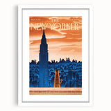 New Yorker Poster - 2009 Empire State Building Cat View Wall Art