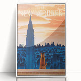 New Yorker Poster - 2009 Empire State Building Cat View Wall Art