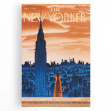 New Yorker Poster - 2009 Empire State Building Cat View Wall Art