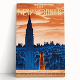New Yorker Poster - 2009 Empire State Building Cat View Wall Art