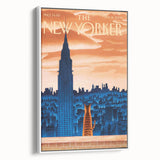 New Yorker Poster - 2009 Empire State Building Cat View Wall Art