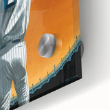 New Yorker Poster - 2014 Baseball Farewell Pinstripe Jersey Art