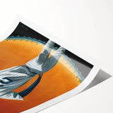 New Yorker Poster - 2014 Baseball Farewell Pinstripe Jersey Art