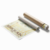 New Yorker Poster - 1985 Green Chairs and Garden Scene Illustration