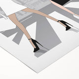 New Yorker Poster - 2015 Fashion Strut in NYC Illustration Art