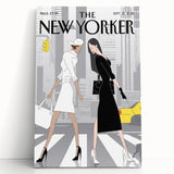 New Yorker Poster - 2015 Fashion Strut in NYC Illustration Art