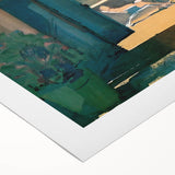 New Yorker Poster - 1963 Rooftop Summer Scene with City View Art