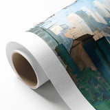 New Yorker Poster - 1963 Rooftop Summer Scene with City View Art