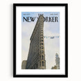 New Yorker Poster - 2017 Flatiron Building with Laundry Art Print