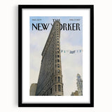 New Yorker Poster - 2017 Flatiron Building with Laundry Art Print