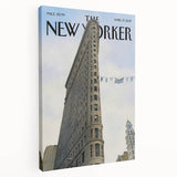New Yorker Poster - 2017 Flatiron Building with Laundry Art Print