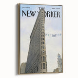 New Yorker Poster - 2017 Flatiron Building with Laundry Art Print