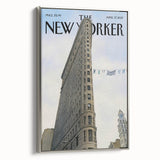 New Yorker Poster - 2017 Flatiron Building with Laundry Art Print
