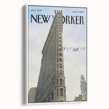 New Yorker Poster - 2017 Flatiron Building with Laundry Art Print