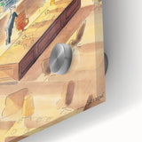 New Yorker Poster - 1998 Office Skyline View with Executive Art