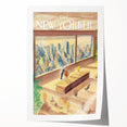 New Yorker Poster - 1998 Office Skyline View with Executive Art