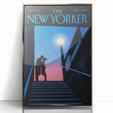New Yorker Poster - 2008 Couple Embrace Under Streetlamp Art