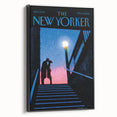 New Yorker Poster - 2008 Couple Embrace Under Streetlamp Art