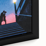 New Yorker Poster - 2008 Couple Embrace Under Streetlamp Art