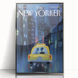 New Yorker Poster - 2007 Taxi Ride Wedding Night Art