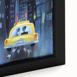 New Yorker Poster - 2007 Taxi Ride Wedding Night Art
